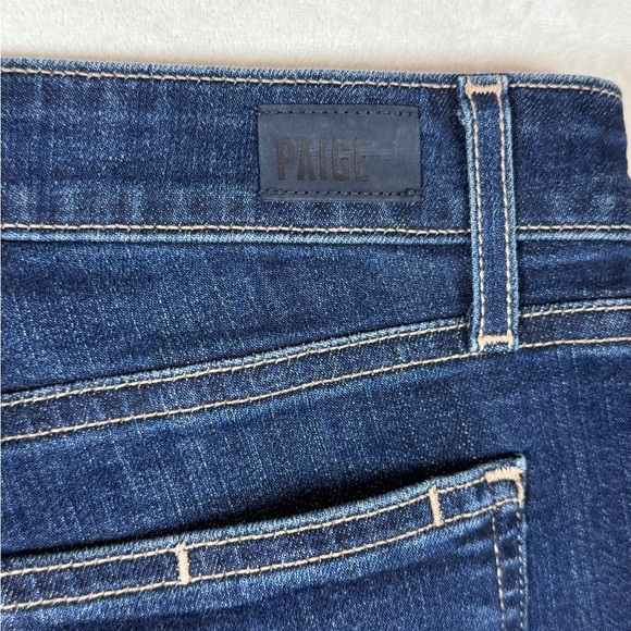 PAIGE Size 24 Women's Brigite Indigo Straight Leg Jeans Premium Designer Denim - Picture 8 of 11